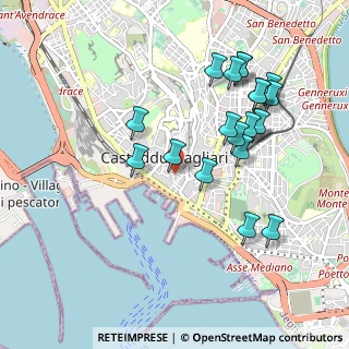 Mappa Via del Collegio, 09124 Cagliari CA, Italia (1.0865)