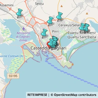 Mappa Via del Collegio, 09124 Cagliari CA, Italia (3.37643)