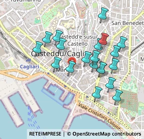 Mappa Via del Collegio, 09124 Cagliari CA, Italia (0.4825)