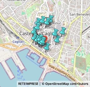 Mappa Via del Collegio, 09124 Cagliari CA, Italia (0.276)