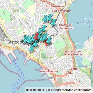Mappa Via Enrico Gianturco, 09125 Cagliari CA, Italia (0.7475)