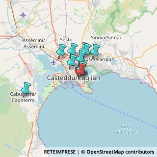 Mappa Via Giampiero Chironi, 09125 Cagliari CA, Italia (4.39)