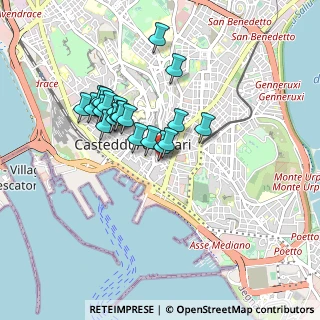 Mappa Via Costituzione, 09124 Cagliari CA, Italia (0.8015)