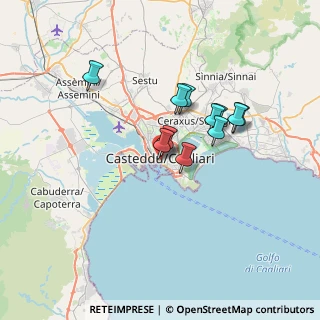 Mappa Via Sant'Eulalia, 09124 Cagliari CA, Italia (5.85182)
