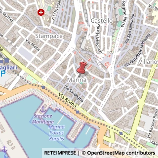 Mappa Via Sant'Eulalia, 34, 09124 Cagliari, Cagliari (Sardegna)