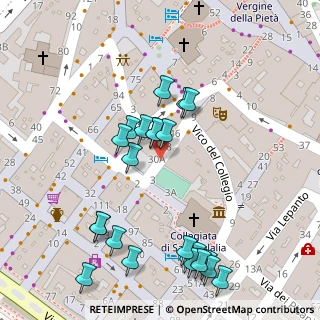 Mappa Via Sant'Eulalia, 09124 Cagliari CA, Italia (0.05652)
