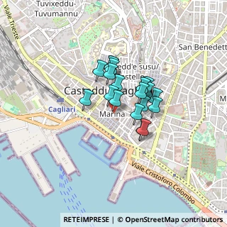 Mappa Via Sant'Eulalia, 09124 Cagliari CA, Italia (0.301)