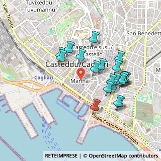 Mappa Via Sant'Eulalia, 09124 Cagliari CA, Italia (0.4865)