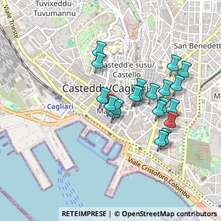 Mappa Via Sant'Eulalia, 09124 Cagliari CA, Italia (0.4535)