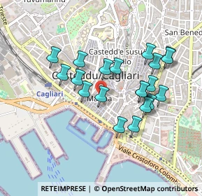 Mappa Via Sant'Eulalia, 09124 Cagliari CA, Italia (0.4505)