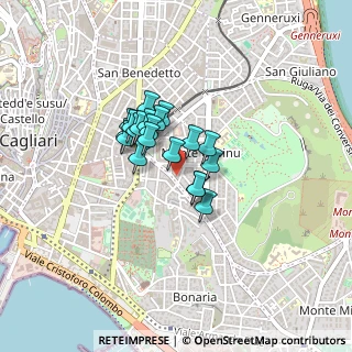 Mappa Via Amat Luigi Cardinale, 09129 Cagliari CA, Italia (0.2915)