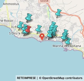 Mappa Via Amalfi, 09045 Quartu Sant'Elena CA, Italia (1.7145)