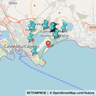 Mappa Viale Lungo Mare Poetto, 09100 Cagliari CA, Italia (3.448)