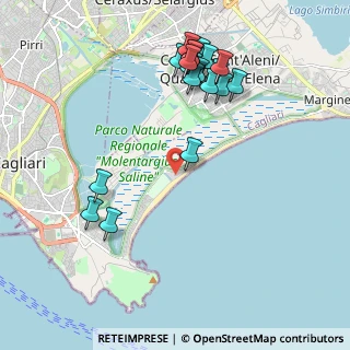 Mappa Viale Lungo Mare Poetto, 09100 Cagliari CA, Italia (2.4285)