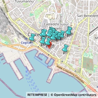 Mappa Via Cavour, 09124 Cagliari CA, Italia (0.296)