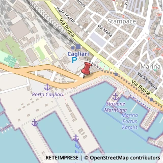Mappa Via Molo Sant'Agostino, 29, 09123 Cagliari, Cagliari (Sardegna)