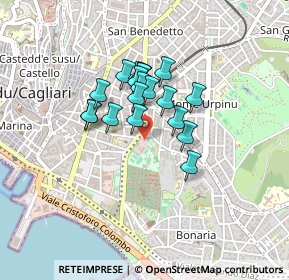 Mappa Via Gianquinto de Gioannis, 09124 Cagliari CA, Italia (0.323)