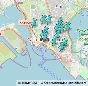 Mappa Via Roma, 09124 Cagliari CA, Italia (1.454)