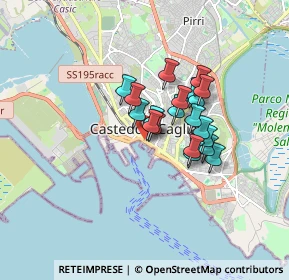 Mappa Via Roma, 09124 Cagliari CA, Italia (1.271)