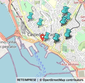 Mappa Via Roma, 09124 Cagliari CA, Italia (1.085)