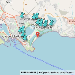 Mappa Fronte Aias, 09126 Cagliari CA, Italia (3.79231)