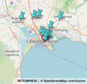 Mappa Viale Regina Margherita, 09124 Cagliari CA, Italia (5.08636)