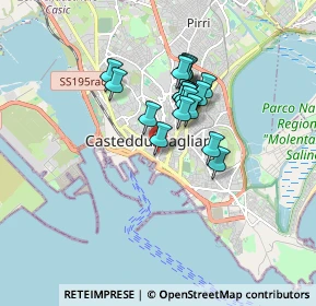 Mappa Viale Regina Margherita, 09124 Cagliari CA, Italia (1.346)