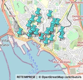 Mappa Viale Regina Margherita, 09124 Cagliari CA, Italia (0.7355)