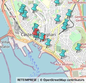 Mappa Viale Regina Margherita, 09124 Cagliari CA, Italia (1.11765)