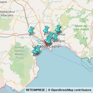 Mappa Via Sardegna, 09124 Cagliari CA, Italia (9.14)
