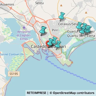Mappa Via Sardegna, 09124 Cagliari CA, Italia (4.23833)