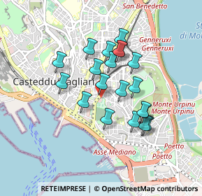 Mappa Via Gianquinto de Gioannis, 09124 Cagliari CA, Italia (0.784)