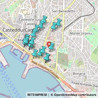 Mappa Via Nuoro, 09125 Cagliari CA, Italia (0.46)