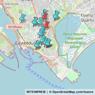 Mappa Via Geronimo Zurita, 09129 Cagliari CA, Italia (1.75176)