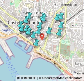 Mappa Via XX Settembre, 09125 Cagliari CA, Italia (0.4515)