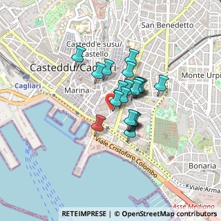 Mappa Via XX Settembre, 09125 Cagliari CA, Italia (0.3005)