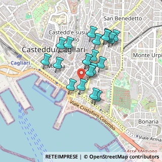 Mappa Via XX Settembre, 09125 Cagliari CA, Italia (0.399)