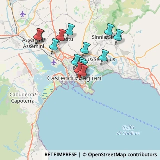 Mappa Via Antonio Bresciani, 09125 Cagliari CA, Italia (6.85714)