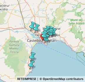 Mappa Via Sidney Sonnino, 09125 Cagliari CA, Italia (8.85909)