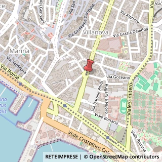 Mappa Via Sidney Sonnino,  77, 09125 Cagliari, Cagliari (Sardegna)