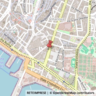Mappa Via Sidney Sonnino, 58, 09125 Cagliari, Cagliari (Sardegna)