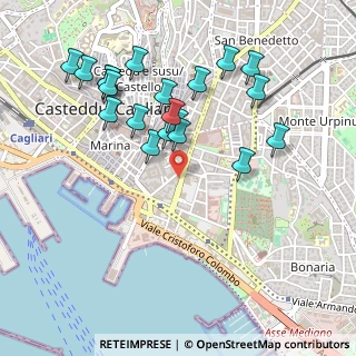 Mappa Via Sidney Sonnino, 09125 Cagliari CA, Italia (0.5475)