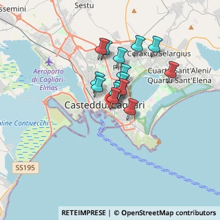 Mappa Via Sidney Sonnino, 09125 Cagliari CA, Italia (2.68267)
