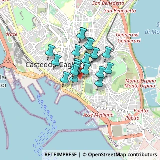 Mappa Via Goceano, 09125 Cagliari CA, Italia (0.6185)
