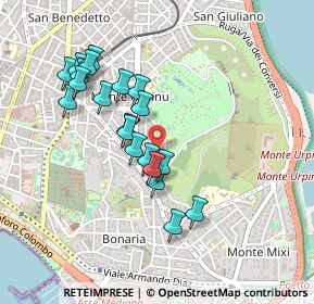 Mappa Via Enrico Besta, 09126 Cagliari CA, Italia (0.461)