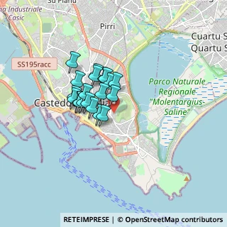 Mappa Via Enrico Besta, 09129 Cagliari CA, Italia (1.2765)