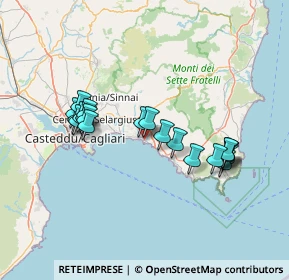 Mappa Via Tirso, 09045 Quartu Sant'Elena CA, Italia (14.4635)