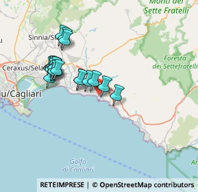 Mappa Via Tirso, 09045 Quartu Sant'Elena CA, Italia (7.16842)