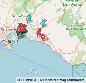Mappa Via Tirso, 09045 Quartu Sant'Elena CA, Italia (9.1875)