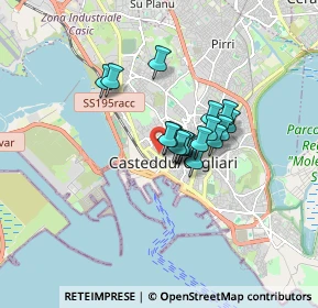 Mappa Via Mameli Goffredo, 09124 Cagliari CA, Italia (1.16)